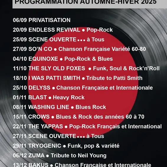 Programme automne-hiver Harmonium Véretz