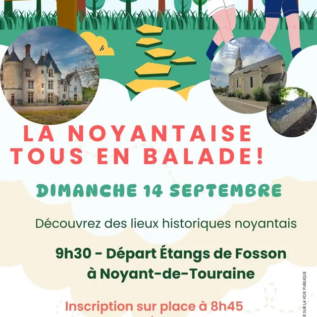 Randonnée La Noyantaise Noyant-de-Touraine 14 septembre 2025