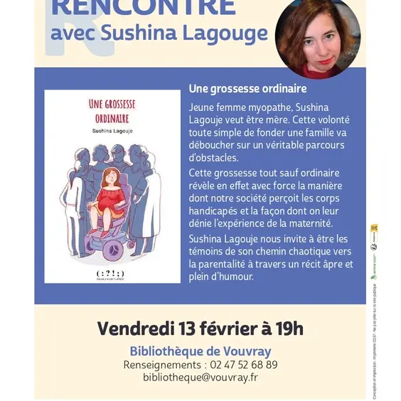 Rencontre à la bibliothèque de Vouvray