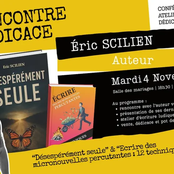 Rencontre dédicace Eric Scilien à Véretz