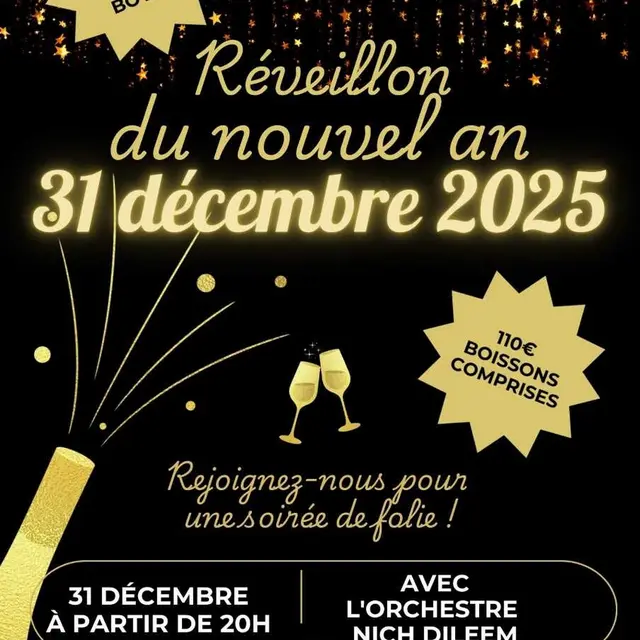Réveillon Saint-Sylvestre Sazilly 31 décembre 2025