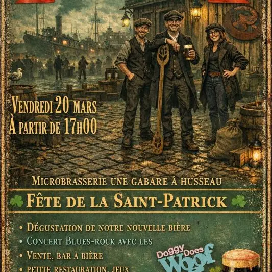 Saint Patrick Une Gabare à Husseau Montlouis