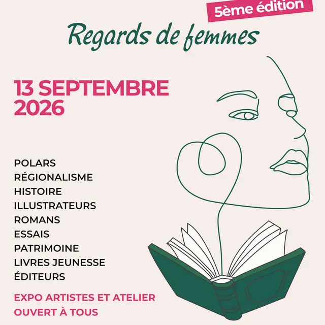 Salon du livre Regards de femmes Saint-Epain 13 septembre 2026