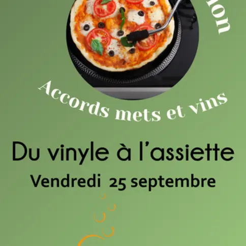 Soirée du vinyle à l'assiette Cave de Vouvray