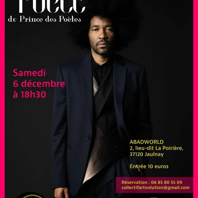 Spectacle Abad Prince des Poètes Jaulnay 6 décembre 2025