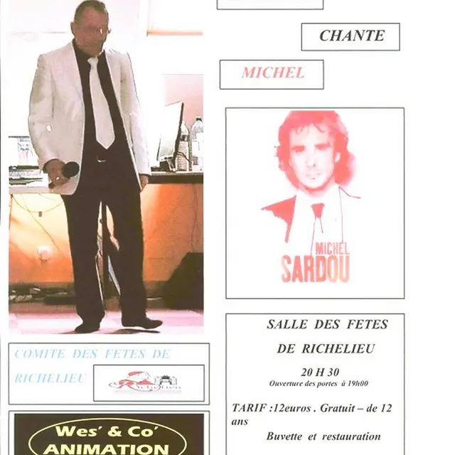 Stéphane chante Michel Sardou Richelieu 13 mars 2026