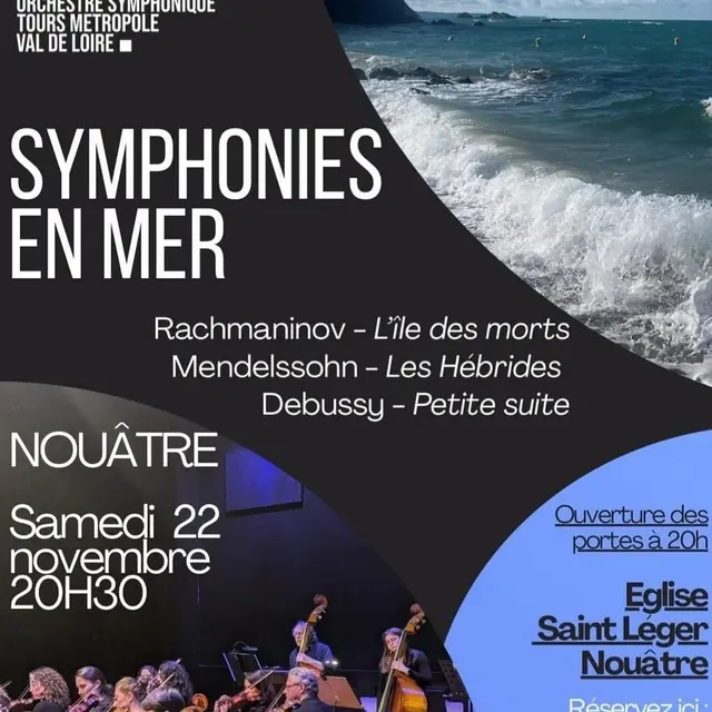 Symphonies en mer concert Nouâtre 22 novembre 2025