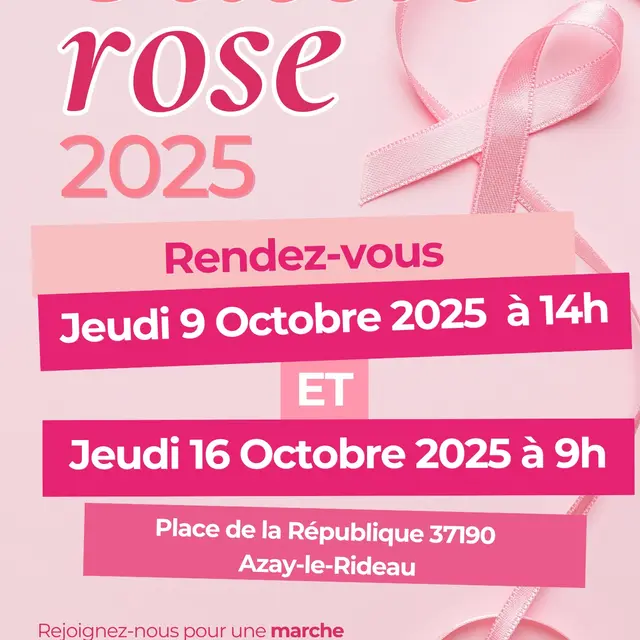 TVI - 9 et 16.10 - Azay - Oct. rose Marche solidaire