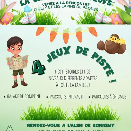 TVI - 11.04 - Sorigny - Chasse aux oeufs - 4 jeux de piste