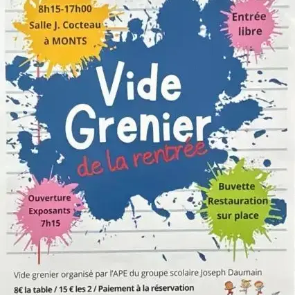 TVI - 12.09 - Monts - Vide grenier de la rentrée