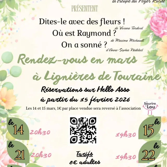 TVI - 14 au 28.03 - Lignières de Touraine - Théâtre