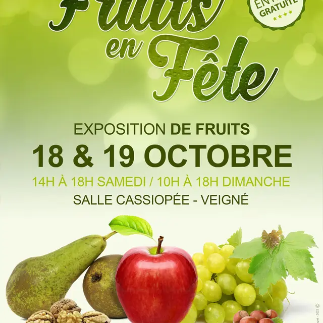 TVI - 18 et 19.10 - Veigné - Fruits en fête