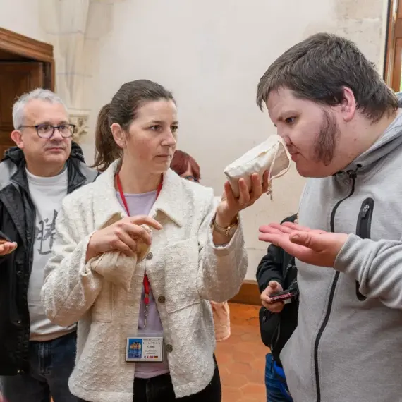 TVI - 18.04 - Azay le Rideau - visite sensorielle du chateazu d'azay-le-rideau