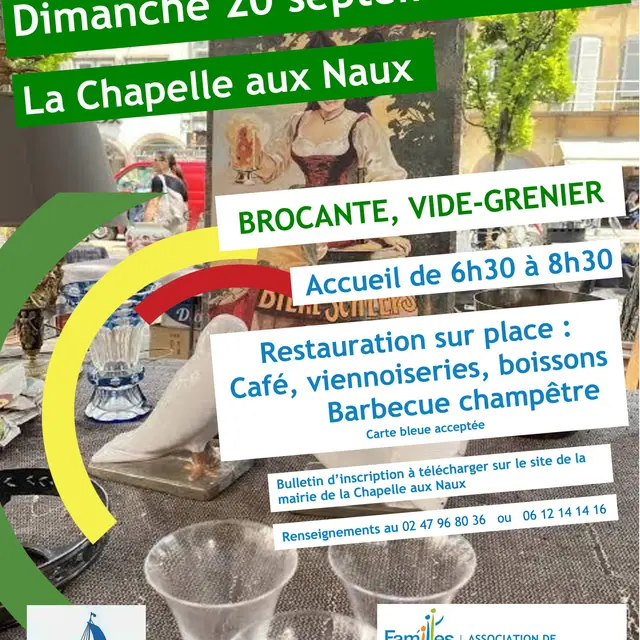 TVI - 20.09 - La Chapelle aux Naux - Brocante