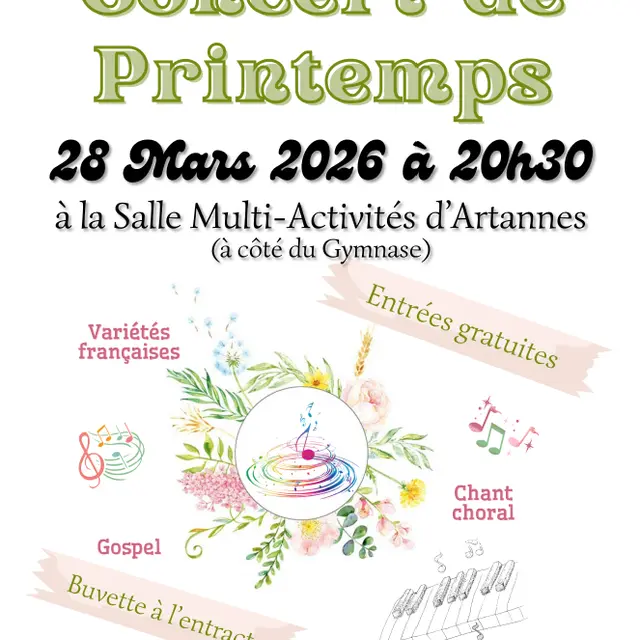TVI - 28.03 - Artannes - Concert de Printemps