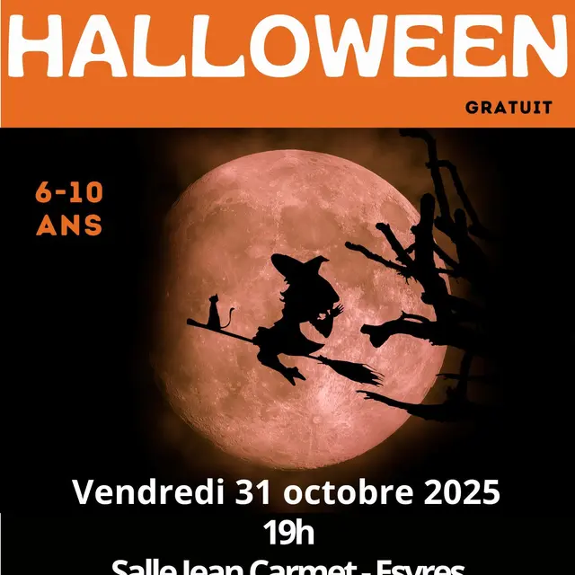 TVI - 31.10 - Esvres - Heure du conte Halloween