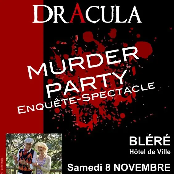 Affiche murder Party L'affaire Dracula à Bléré