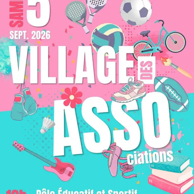 Village des associations Sainte-Maure-de-Touraine 5 septembre 2026