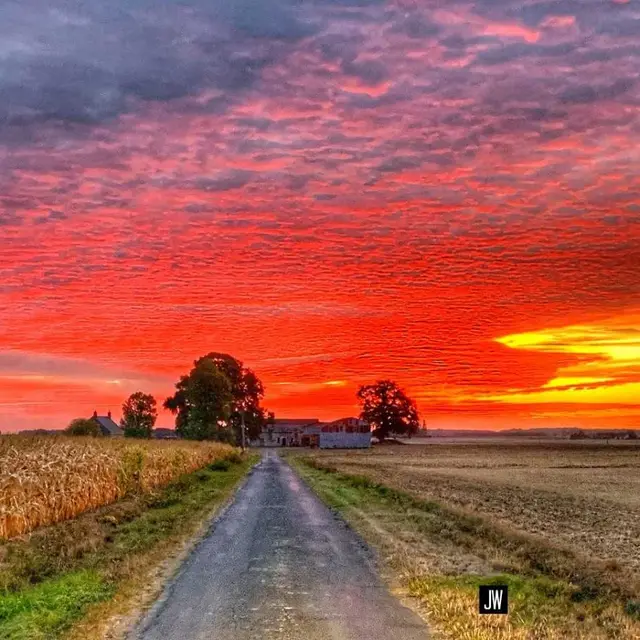 Villeperdue - Coucher de soleil  © Guillaume Lacroix Photos Jiwen