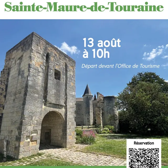 Visite guidée ville Sainte-Maure de Touraine 13 août 2025