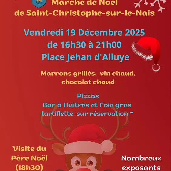 affiche 2025 noel