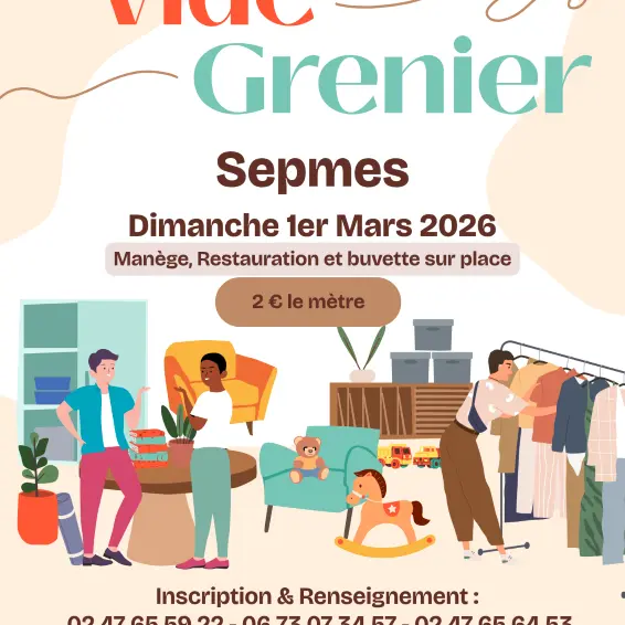 affiche brocante sepmes 1er mars