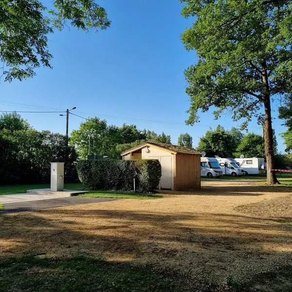 Aire Camping-car Park de Sepmes - Touraine, Val de Loire, France.