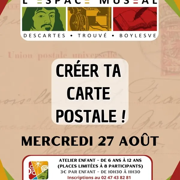 AFFICHES ATELIERS EVENEMENTS  - Affiche cartes postales 27 08 25
