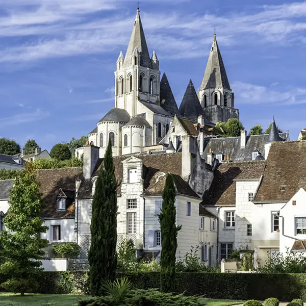 Collégiale Saint-Ours - Loches, Val de Loire, France.