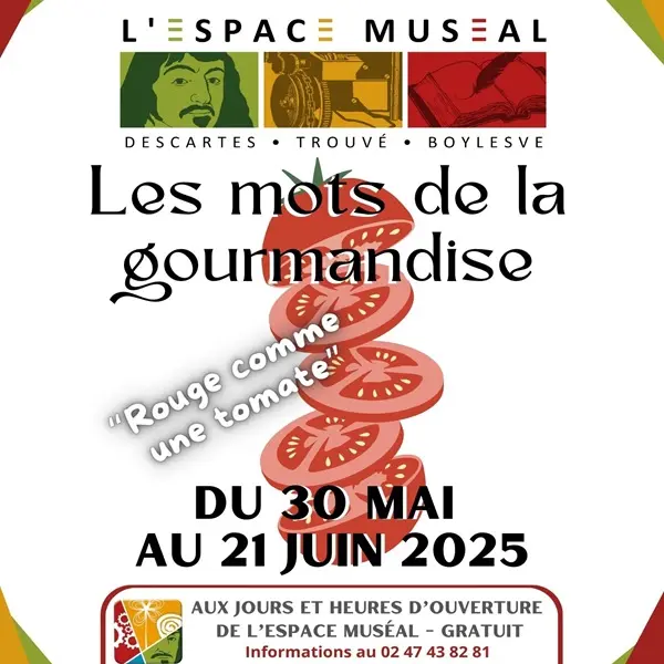 AFFICHES ATELIERS EVENEMENTS  - Affiche Expo Mots de la gourmandise