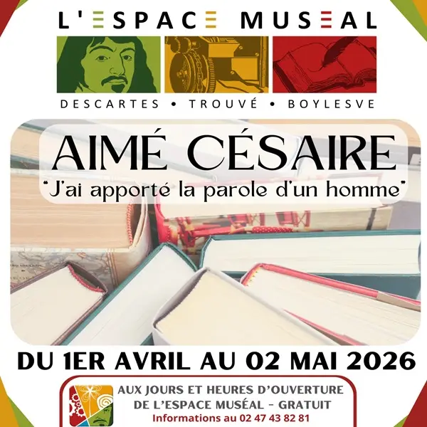 AFFICHES ATELIERS EVENEMENTS  - Affiche expo Aimé Césaire