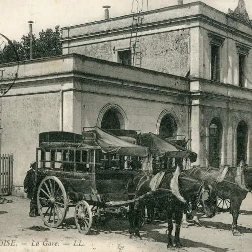 Carte postale ancienne La gare d'Amboise