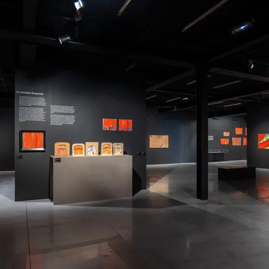 la peinture en scène