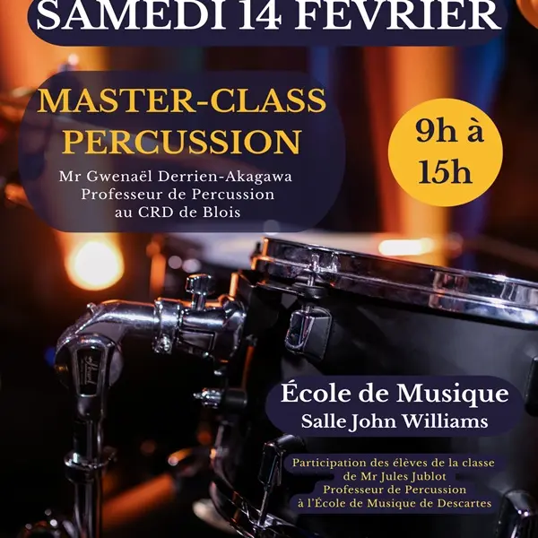 MASTER CLASS PERCUSSION - 1