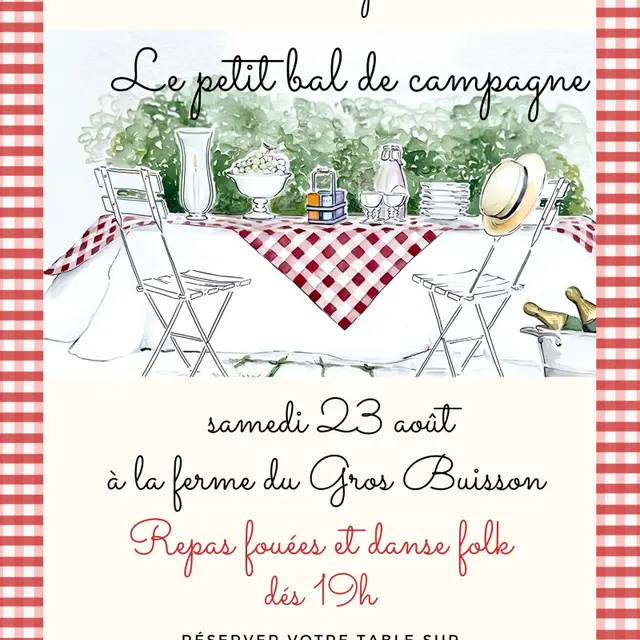 petit bal de campagne 23 août