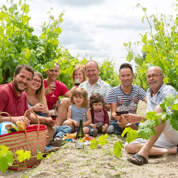 pique-nique chez le Vigneron Indépendant au Domaine de la Chopinière