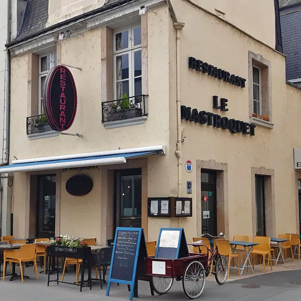 Le Mastroquet - Restaurant place des Halles, à Tours.