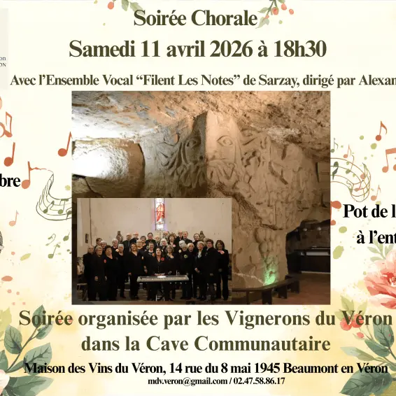 CVL - Soirée Chorale - Beaumont-en-Véron