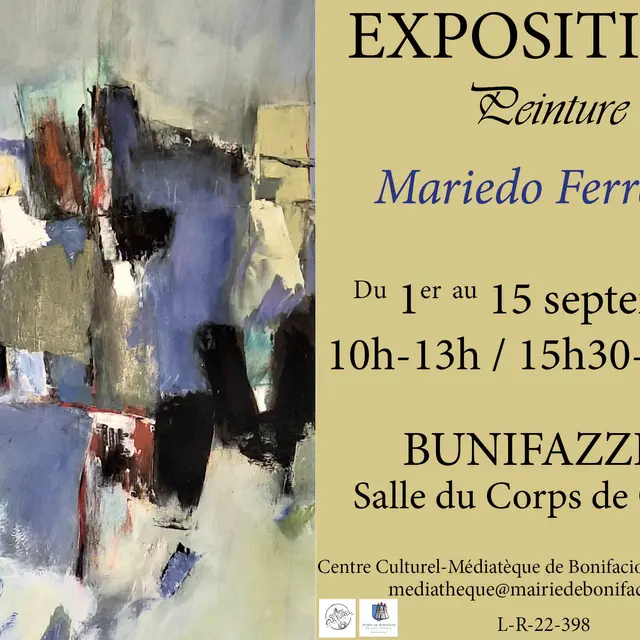 EXPOSITION DE L'ARTISTE PEINTRE : MARIE-DOMINIQUE FERRACCI