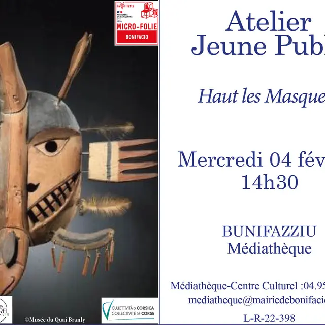 Atelier Jeune Public : haut les masques !
