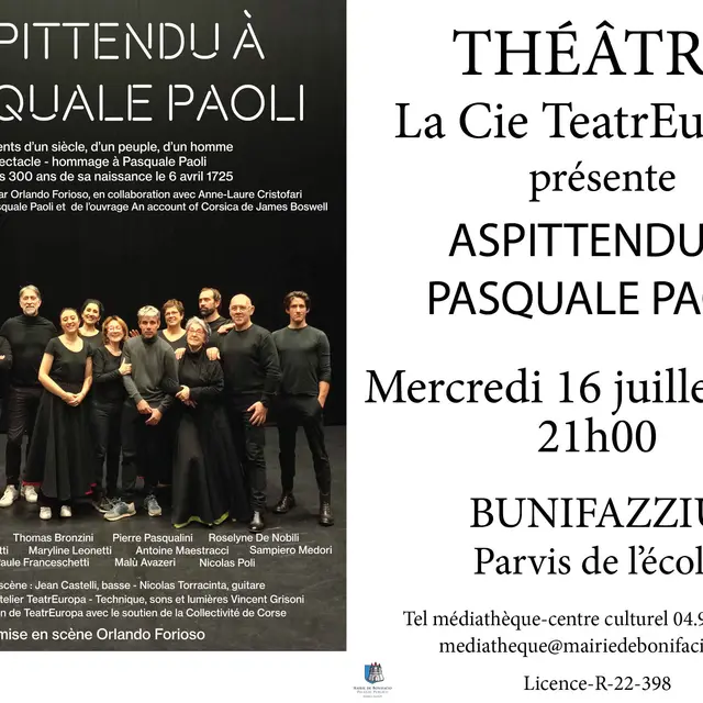 Pièce de théâtre Aspittendu à Pasquale