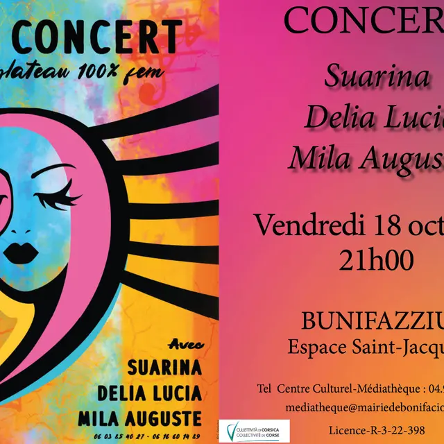 Concert de Suarina, Delia Lucia et Mila Auguste