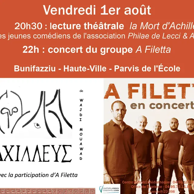 Lecture théâtralisée et concert