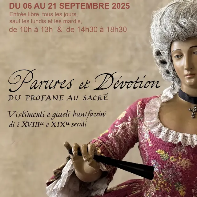 EXPOSITION : PARURES ET DÉVOTIONS, DU PROFANE AU SACRÉ - JEP 2025