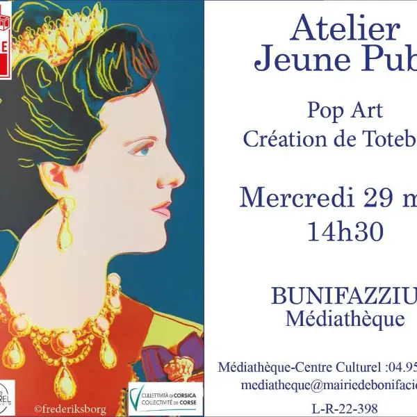 Atelier Jeune Public : Pop Art : Création de tote bags