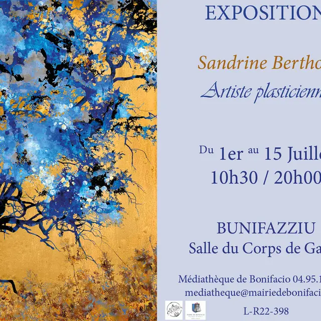 Exposition de l'artiste plasticienne Sandrine Berthon