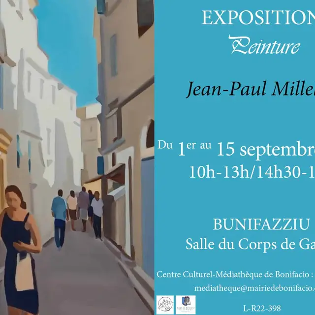 Exposition de l'artiste Jean-Paul Milleliri à Bonifacio