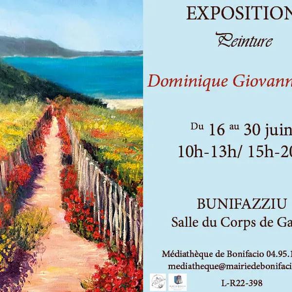 Exposition de l'artiste peintre Dominique Giovannangeli