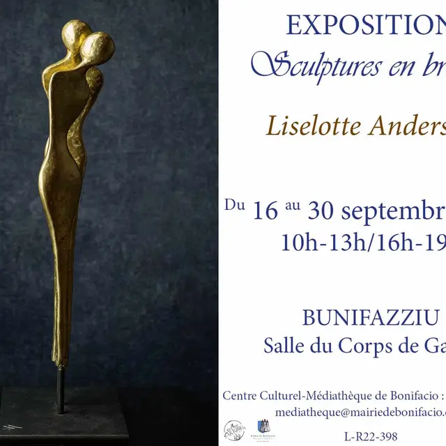 Exposition de l'artiste Liselotte Andersen à Bonifacio