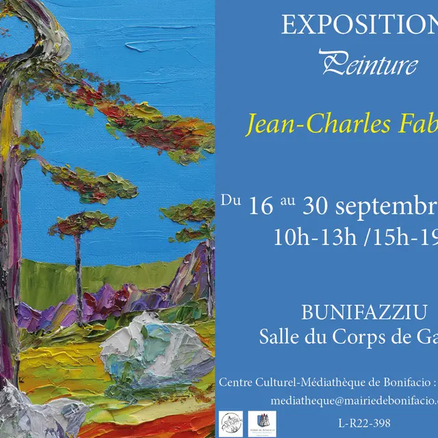 EXPOSITION DE L'ARTISTE PEINTRE : JEAN-CHARLES FABIANI